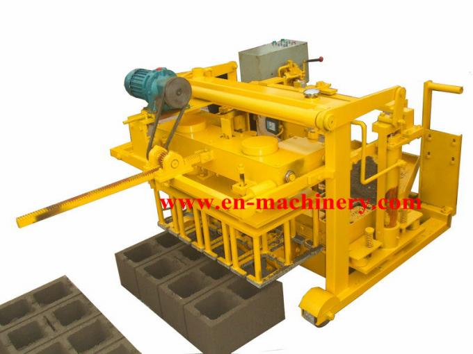 Machine For Concrete Block 40-3 Movable Hollow Block Making Equipment From China