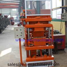 China Manual Interlocking Brick Making Machine 1-10 Mortarless Block Machines with Mixer supplier
