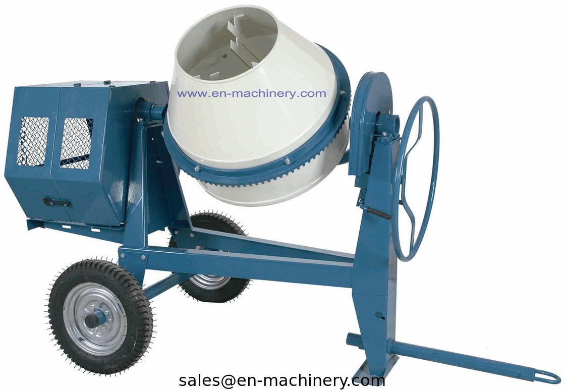 Diesel Electric Motor/Gasoline Portable Mini Concrete Mixer with 260L