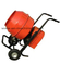Mini Cement Mixer Rated Overload Concrete Mixer for Cast Iron CogWheel and Rubber Wheels supplier