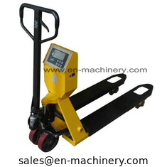 China Hand Pallet Truck with Scale Rough Terrain Hydraulic Hand Pallet Truck for Trucks supplier