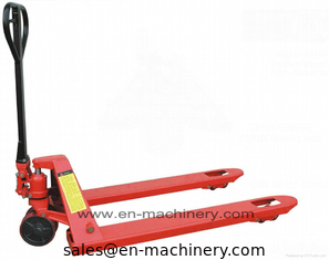China Warehouse Handling Equipment with Hand Pallet Trucks Electric Forklift Crown Hand Pallet supplier