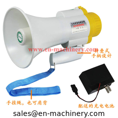 China Handheld Mini Megaphone Bullhorn Microphone Amplifier rechargeable power megaphone supplier