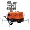 Mobile Light Tower Generator Hand Elevated Solar Type Lighting Tower supplier