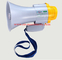 Megaphone with Siren or Fog Horn, Available Car Battery VoiceBooster Loud Portable horn supplier