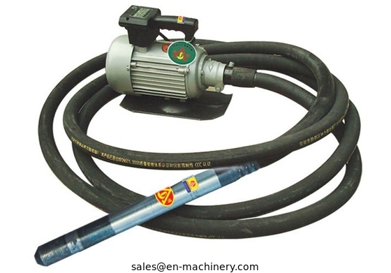 Electric Portable Concrete Vibrator With Flexible Shaft Poker Hose Construction Machinery