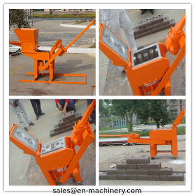 Clay Block Machine 2-40 Moulds Manual Brick Making Machinery for sale Machine