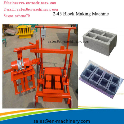 Super performance of 2-45 Egg Laying Hollow Block Machine Charcoal Making Machine