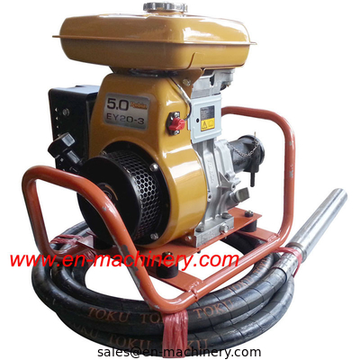 Construction machine air cooled engine power gasoline electric concrete vibrator