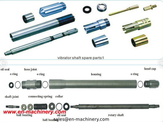 Electric motor long shaft/concrete vibrator shaft parts hose coupling rotary shaft counter shaft bearing holder