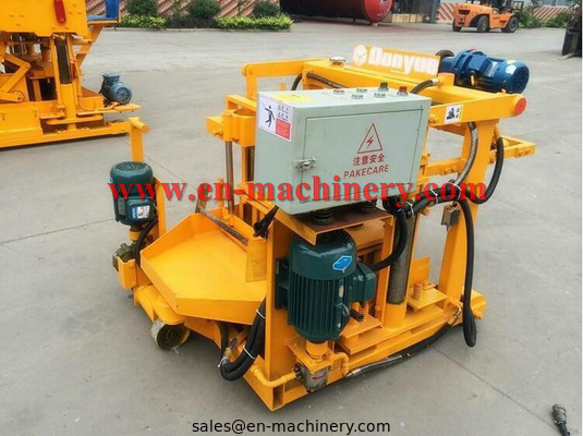 Machine For Concrete Block 40-3 Movable Hollow Block Making Equipment From China