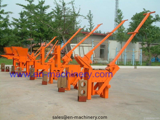 Small Scale Manual Block Making Machine,1-40 Used Brick Making Machine for sale