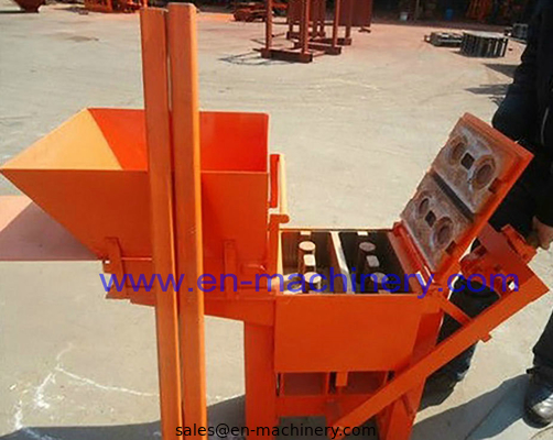 Low Cost to Build House 2-40 Manual Clay Brick Pressing Machine Block Making Machine
