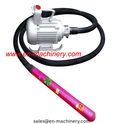 Electric Plug-In Vibrator For Concrete Motor With Flexible Hose Poker Shaft Needle