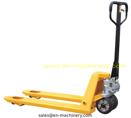 Hand Pallet Trucks with PU Wheels 3000kgs and hand Power Pallet Truck