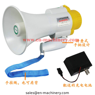 Handheld Mini Megaphone Bullhorn Microphone Amplifier rechargeable power megaphone