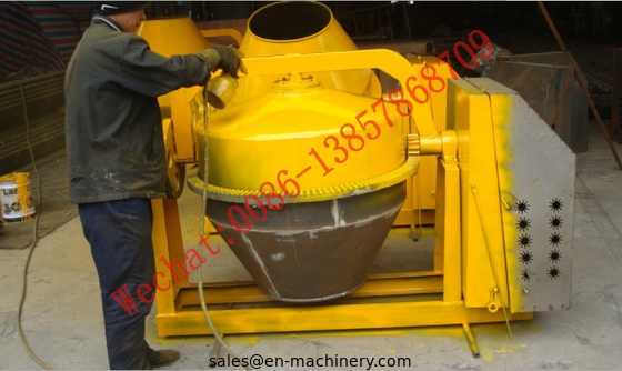 Mobile Concrete Mixer Machine 350L Small Gasoline Diesel Seft-Load Concrete Mixer
